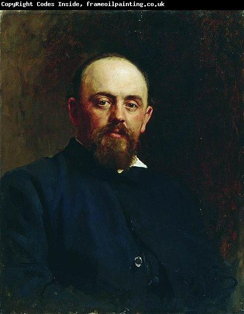Ilya Repin Portrait of railroad tycoon and patron of the arts Savva Ivanovich Mamontov.